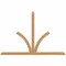 Ekena Millwork Richland Timber Gable Bracket, Western Red Cedar, 84"W x 56"H x 1 1/2"D x 3 1/2"F, 16/12 Pitch GBW084X56X0204RIC00SWR - alternate 1